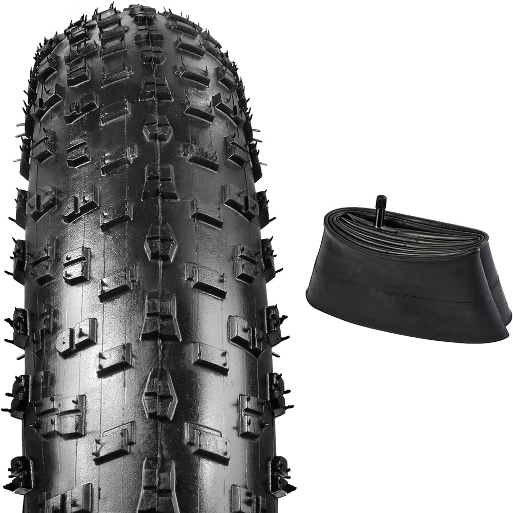 2Pcs 26*3.0 Outer Tyre + 2Pcs 26*3.0 Inner Tube